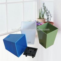 High quality mini decorative plastic flower POTS